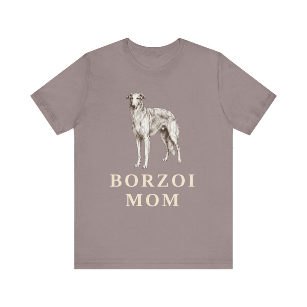 Borzoi Mom Shirt, Vintage Dog Sketch Tee, Dog Mom Gift