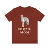 Borzoi Mom Shirt, Vintage Dog Sketch Tee, Dog Mom Gift