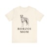 Borzoi Mom Shirt, Vintage Dog Sketch Tee, Dog Mom Gift