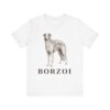 Borzoi Lover Shirt, Vintage Dog Sketch Tee, Dog Lover Gift