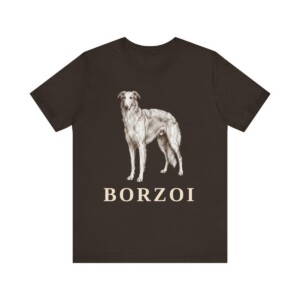 Borzoi Lover Shirt, Vintage Dog Sketch Tee, Dog Lover Gift