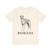 Borzoi Lover Shirt, Vintage Dog Sketch Tee, Dog Lover Gift