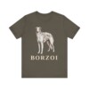 Borzoi Lover Shirt, Vintage Dog Sketch Tee, Dog Lover Gift