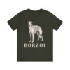 Borzoi Lover Shirt, Vintage Dog Sketch Tee, Dog Lover Gift