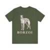 Borzoi Lover Shirt, Vintage Dog Sketch Tee, Dog Lover Gift
