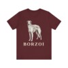 Borzoi Lover Shirt, Vintage Dog Sketch Tee, Dog Lover Gift