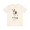Boston Terrier Dad Shirt, Vintage Dog Sketch Tee, Dog Dad Gift Boston Terrier Dad Shirt, Vintage Dog Sketch Tee, Dog Dad Gift