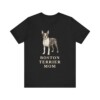 Boston Terrier Mom Shirt, Vintage Dog Sketch Tee, Dog Mom Gift