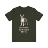 Boston Terrier Mom Shirt, Vintage Dog Sketch Tee, Dog Mom Gift
