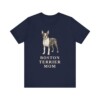 Boston Terrier Mom Shirt, Vintage Dog Sketch Tee, Dog Mom Gift