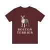 Boston Terrier Lover Shirt, Vintage Dog Sketch Tee, Dog Lover Gift Boston Terrier Lover Shirt, Vintage Dog Sketch Tee, Dog Lover Gift