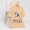 Boston Terrier Lover Shirt, Vintage Dog Sketch Tee, Dog Lover Gift Boston Terrier Lover Shirt, Vintage Dog Sketch Tee, Dog Lover Gift