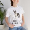 Boston Terrier Lover Shirt, Vintage Dog Sketch Tee, Dog Lover Gift Boston Terrier Lover Shirt, Vintage Dog Sketch Tee, Dog Lover Gift