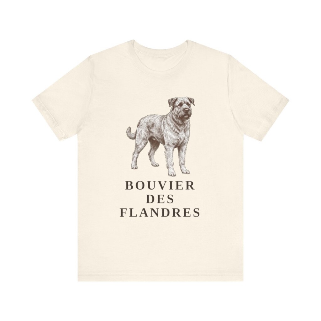 Bouvier des Flandres Lover Shirt, Vintage Dog Sketch Tee, Dog Lover Gift