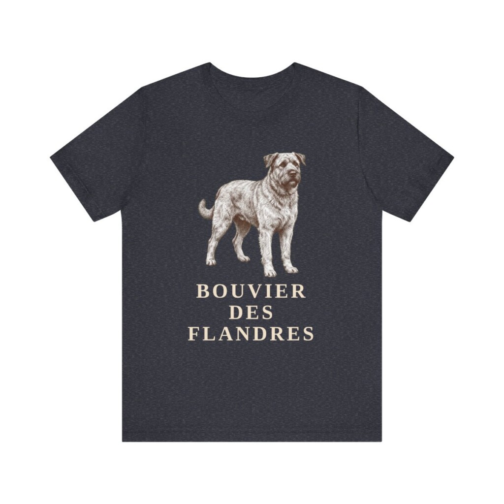 Bouvier des Flandres Lover Shirt, Vintage Dog Sketch Tee, Dog Lover Gift