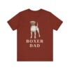 Boxer Dad Shirt, Vintage Dog Sketch Tee, Dog Dad Gift