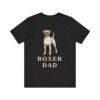Boxer Dad Shirt, Vintage Dog Sketch Tee, Dog Dad Gift