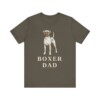 Boxer Dad Shirt, Vintage Dog Sketch Tee, Dog Dad Gift