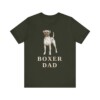 Boxer Dad Shirt, Vintage Dog Sketch Tee, Dog Dad Gift