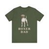 Boxer Dad Shirt, Vintage Dog Sketch Tee, Dog Dad Gift