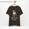 Boxer Dad Shirt, Vintage Dog Sketch Tee, Dog Dad Gift