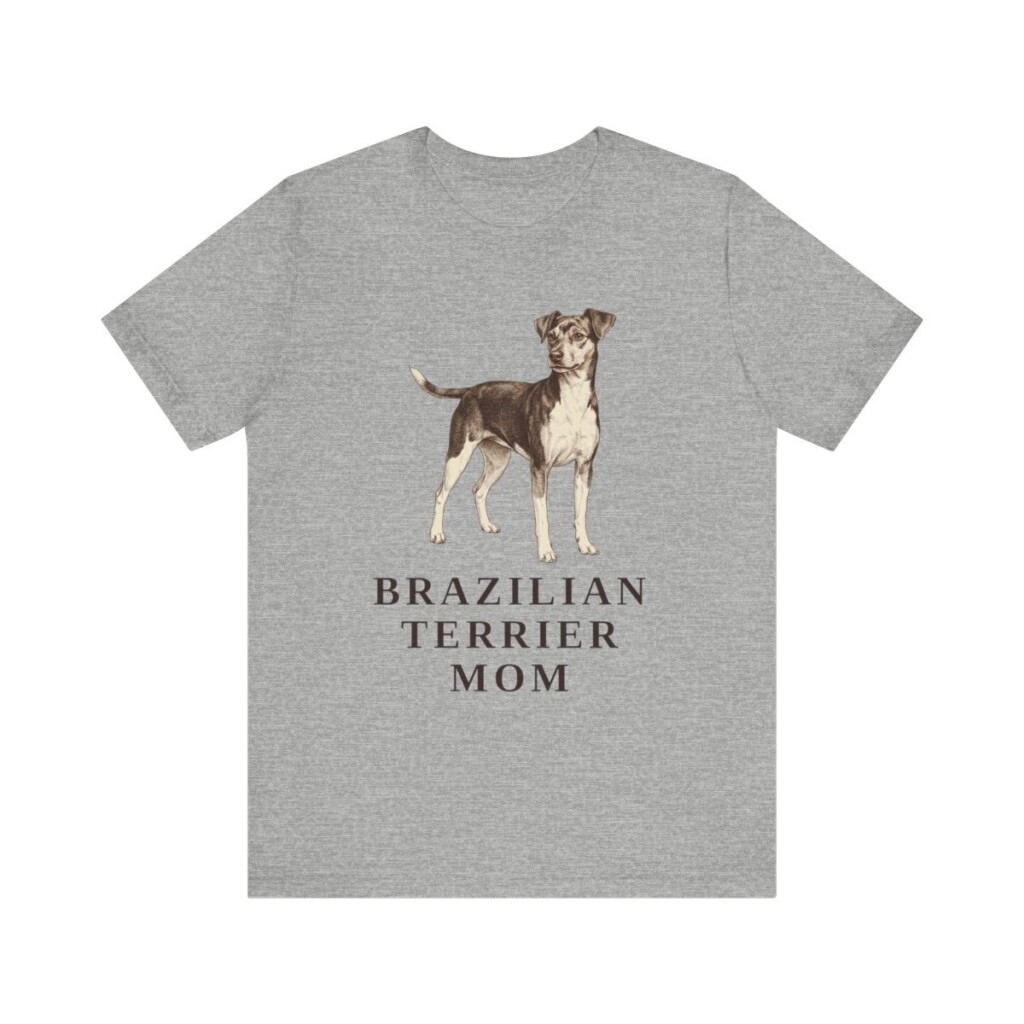 Brazilian Terrier Mom Shirt, Vintage Dog Sketch Tee, Dog Mom Gift Brazilian Terrier Mom Shirt, Vintage Dog Sketch Tee, Dog Mom Gift