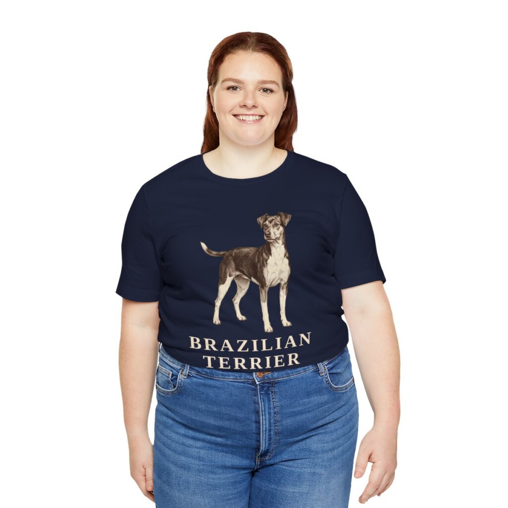 Brazilian Terrier Mom Shirt, Vintage Dog Sketch Tee, Dog Mom Gift Brazilian Terrier Mom Shirt, Vintage Dog Sketch Tee, Dog Mom Gift
