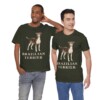 Brazilian Terrier Lover Shirt, Vintage Dog Sketch Tee, Dog Lover Gift