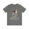 Brazilian Terrier Humor Shirt, Vintage Dog Sketch Tee, Dog Humor Gift