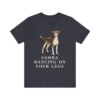 Brazilian Terrier Humor Shirt, Vintage Dog Sketch Tee, Dog Humor Gift
