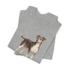 Brazilian Terrier Humor Shirt, Vintage Dog Sketch Tee, Dog Humor Gift