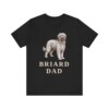 Briard Dad Shirt, Vintage Dog Sketch Tee, Dog Dad Gift Briard Dad Shirt, Vintage Dog Sketch Tee, Dog Dad Gift