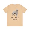 Briard Dad Shirt, Vintage Dog Sketch Tee, Dog Dad Gift Briard Dad Shirt, Vintage Dog Sketch Tee, Dog Dad Gift