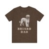 Briard Dad Shirt, Vintage Dog Sketch Tee, Dog Dad Gift Briard Dad Shirt, Vintage Dog Sketch Tee, Dog Dad Gift