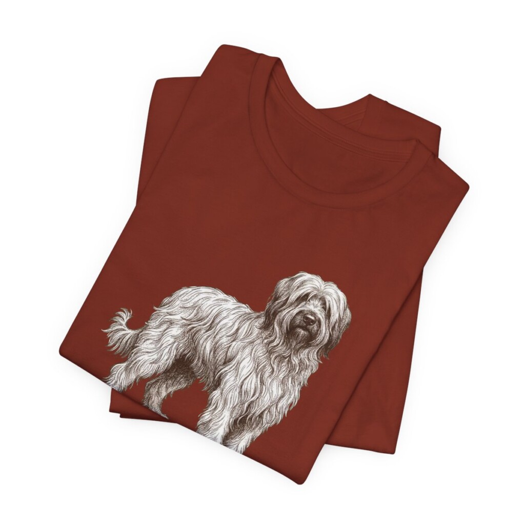 Briard Mom Shirt, Vintage Dog Sketch Tee, Dog Mom Gift Briard Mom Shirt, Vintage Dog Sketch Tee, Dog Mom Gift