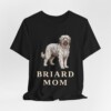 Briard Mom Shirt, Vintage Dog Sketch Tee, Dog Mom Gift Briard Mom Shirt, Vintage Dog Sketch Tee, Dog Mom Gift