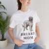 Briard Mom Shirt, Vintage Dog Sketch Tee, Dog Mom Gift Briard Mom Shirt, Vintage Dog Sketch Tee, Dog Mom Gift