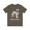 Briard Lover Shirt, Vintage Dog Sketch Tee, Dog Lover Gift