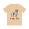 Briard Lover Shirt, Vintage Dog Sketch Tee, Dog Lover Gift