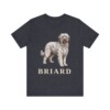 Briard Lover Shirt, Vintage Dog Sketch Tee, Dog Lover Gift