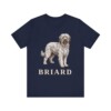 Briard Lover Shirt, Vintage Dog Sketch Tee, Dog Lover Gift