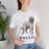 Briard Lover Shirt, Vintage Dog Sketch Tee, Dog Lover Gift