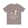 Brittany Dad Shirt, Vintage Dog Sketch Tee, Dog Dad Gift