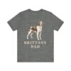 Brittany Dad Shirt, Vintage Dog Sketch Tee, Dog Dad Gift