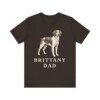 Brittany Dad Shirt, Vintage Dog Sketch Tee, Dog Dad Gift