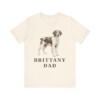 Brittany Dad Shirt, Vintage Dog Sketch Tee, Dog Dad Gift