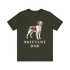 Brittany Dad Shirt, Vintage Dog Sketch Tee, Dog Dad Gift