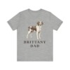 Brittany Dad Shirt, Vintage Dog Sketch Tee, Dog Dad Gift