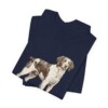 Brittany Dad Shirt, Vintage Dog Sketch Tee, Dog Dad Gift
