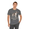 Brittany Dad Shirt, Vintage Dog Sketch Tee, Dog Dad Gift